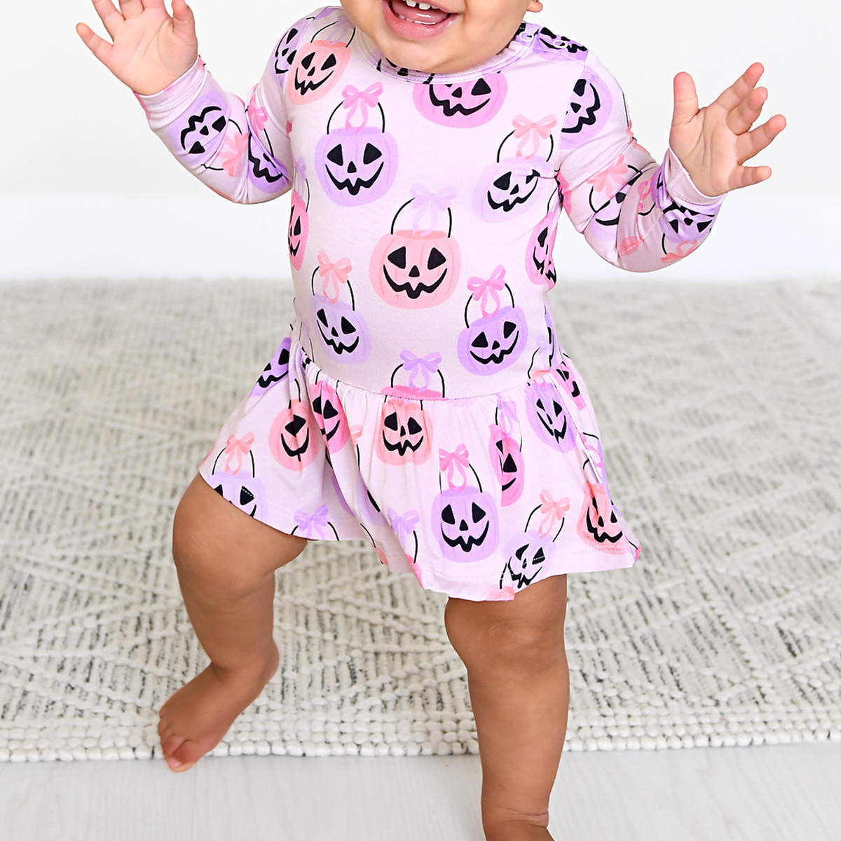 Emmy TUTU Halloween Pumpkins Baby Dress Outfit