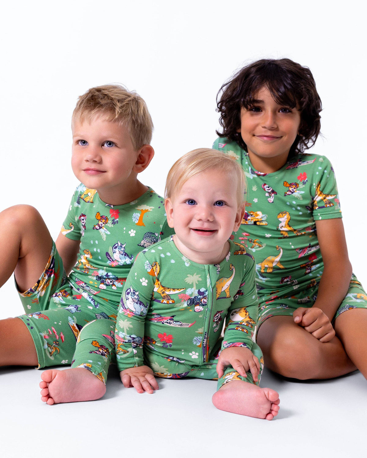PAW Patrol: Dino Island Bamboo Kids Pajama Short Set