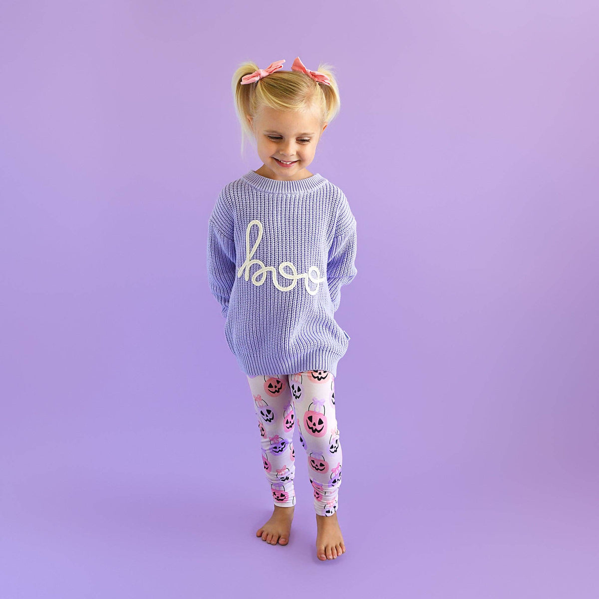Emmy LEGGINGS Bamboo Halloween Pumpkins Toddler Clothing