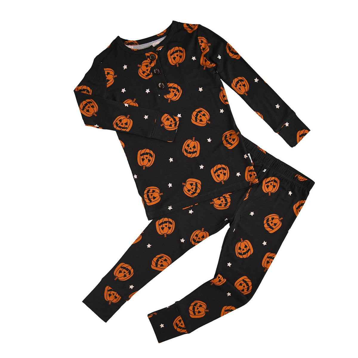 Jack TWO PIECE Bamboo Halloween Pumpkins Outfit