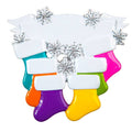 Hanging Stocking Family of 6 Personalized Ornament