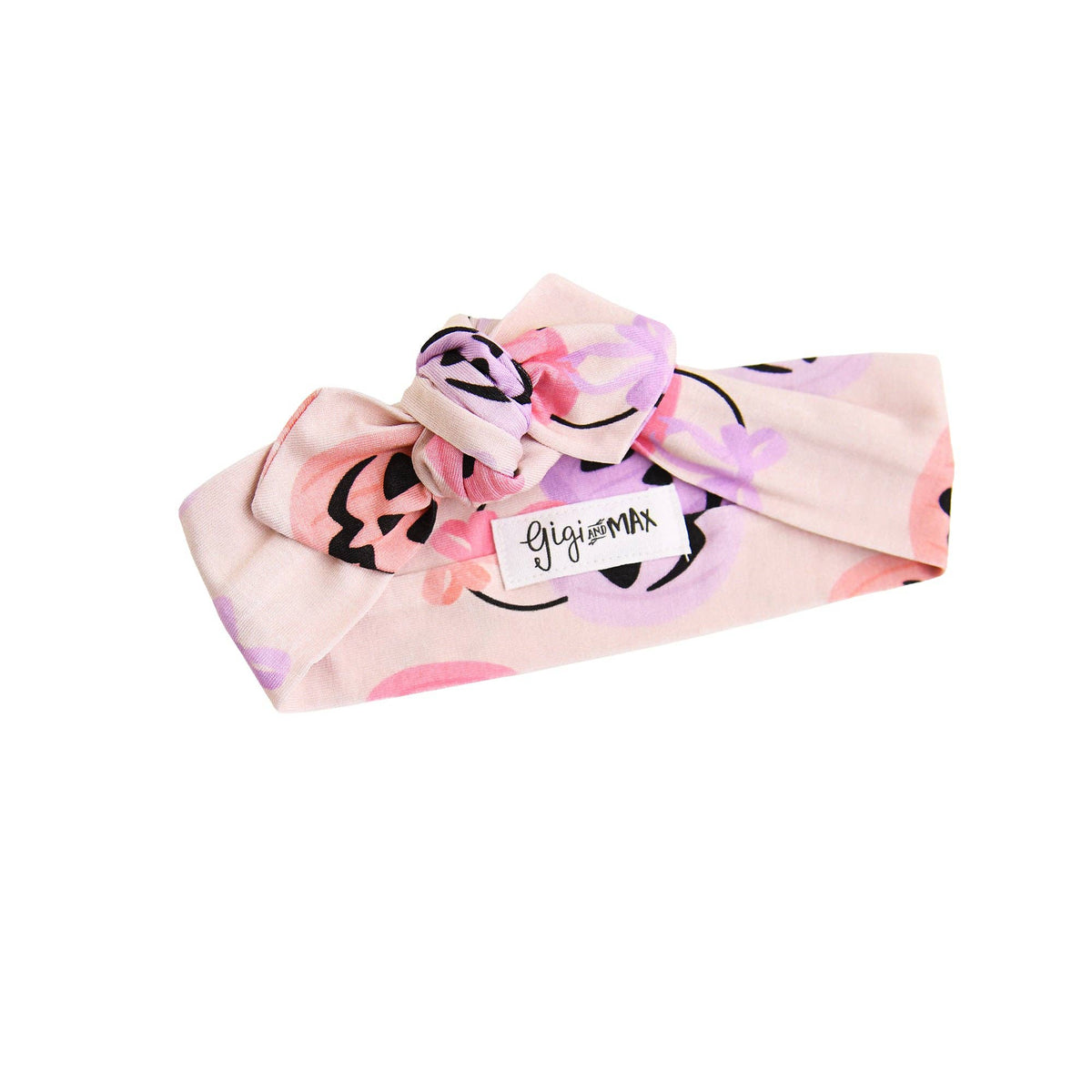 Emmy TOPKNOT HEADBAND Newborn Halloween Pumpkins Accessories