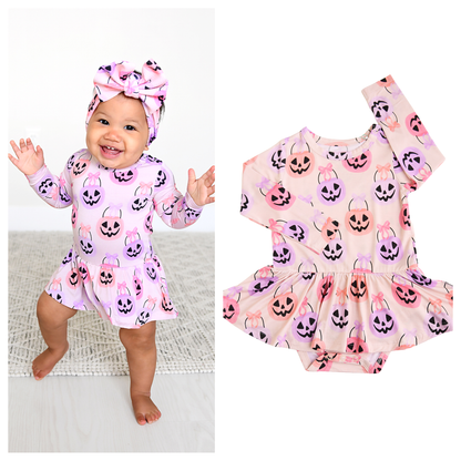 Emmy TUTU Halloween Pumpkins Baby Dress Outfit