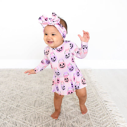 Emmy TUTU Halloween Pumpkins Baby Dress Outfit